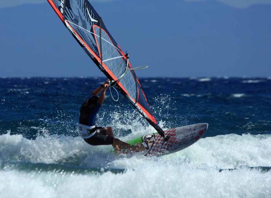 Windsurfing i kitesurfing w El Medano  i El Cabezo, czyli 23.10.2012 na Teneryfie