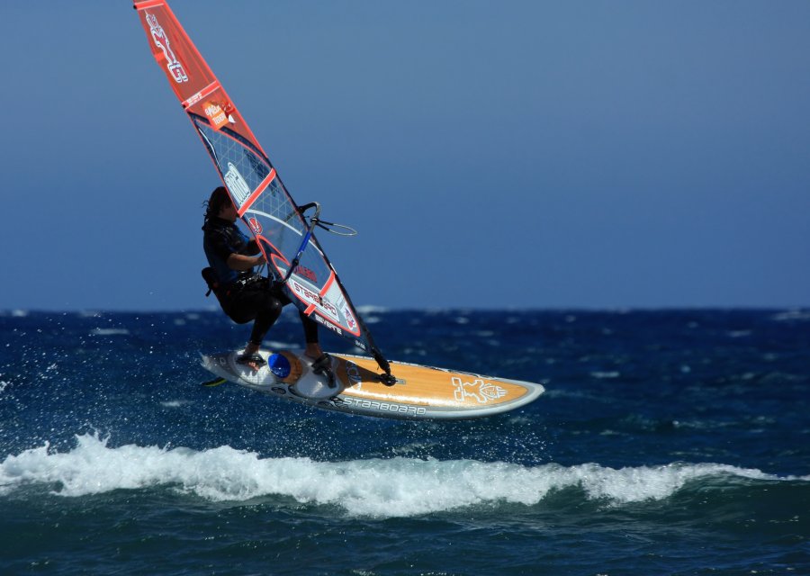 Windsurfing i kitesurfing w El Medano  i El Cabezo, czyli 23.10.2012 na Teneryfie