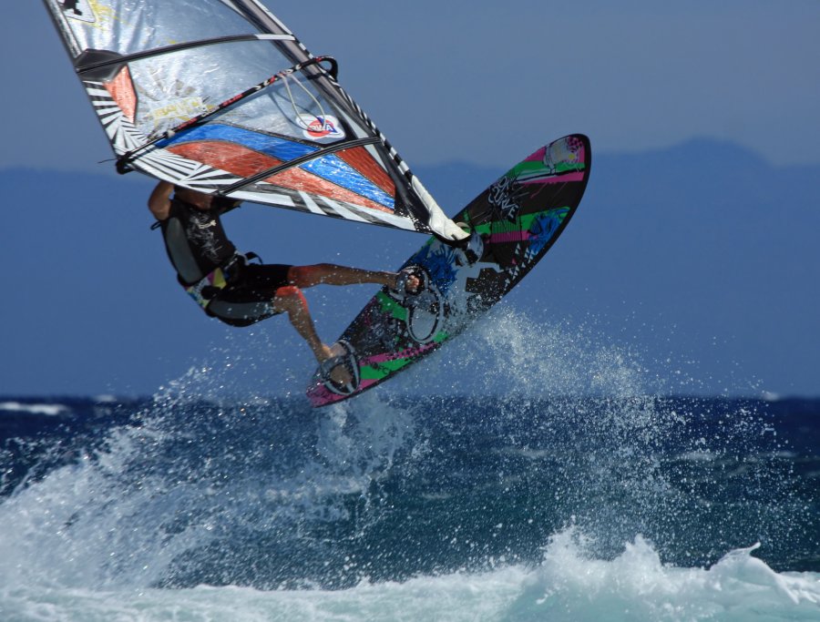 Windsurfing i kitesurfing w El Medano  i El Cabezo, czyli 23.10.2012 na Teneryfie