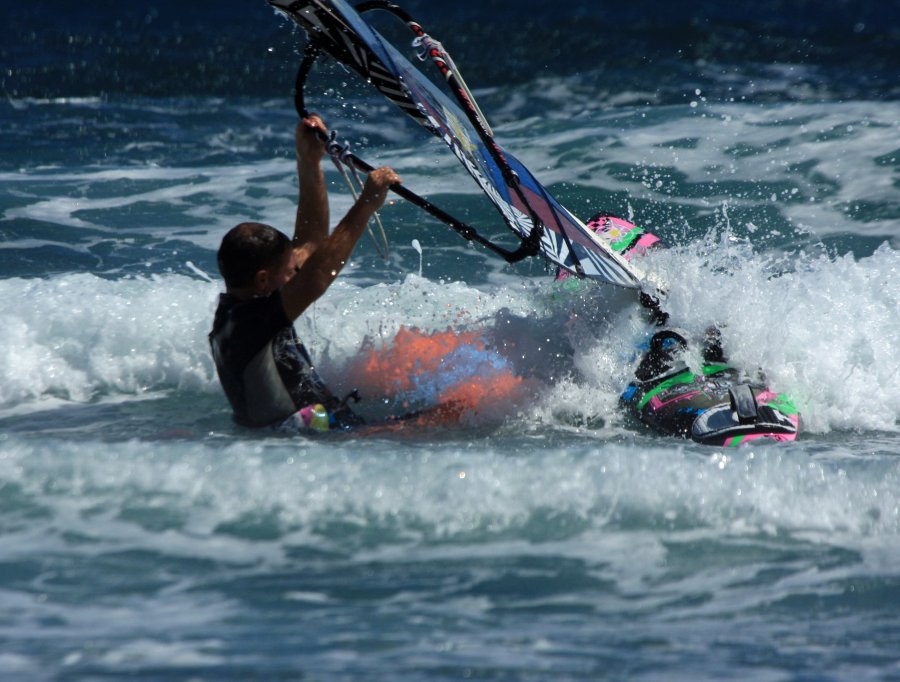 Windsurfing i kitesurfing w El Medano  i El Cabezo, czyli 23.10.2012 na Teneryfie