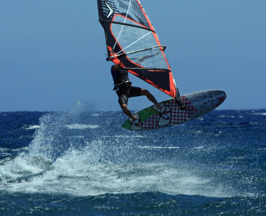 Windsurfing i kitesurfing w El Medano  i El Cabezo, czyli 23.10.2012 na Teneryfie