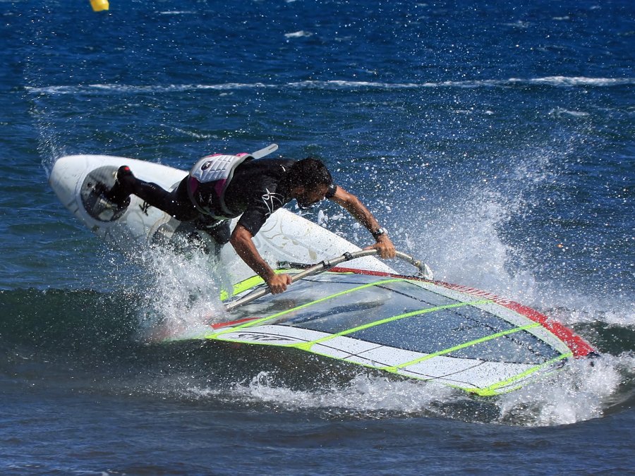 Windsurfing i kitesurfing w El Medano  i El Cabezo, czyli 23.10.2012 na Teneryfie