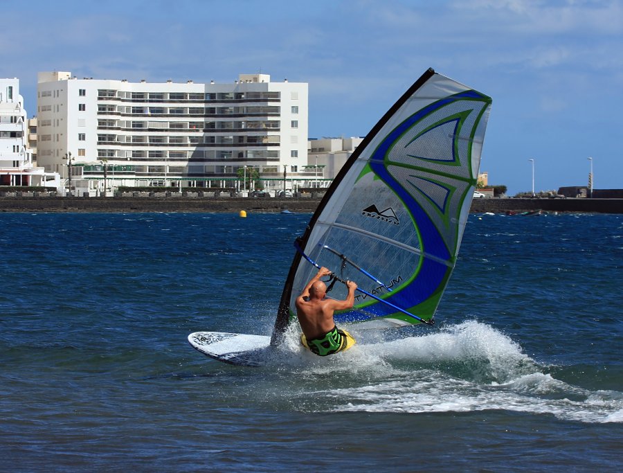 Windsurfing i kitesurfing w El Medano  i El Cabezo, czyli 23.10.2012 na Teneryfie