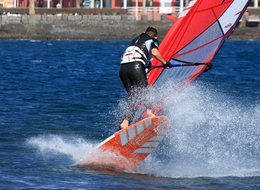 Windsurfing i kitesurfing w El Medano  i El Cabezo, czyli 23.10.2012 na Teneryfie