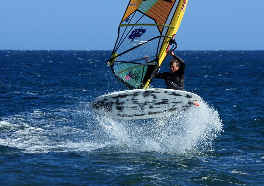 Windsurfing i kitesurfing w El Medano  i El Cabezo, czyli 23.10.2012 na Teneryfie