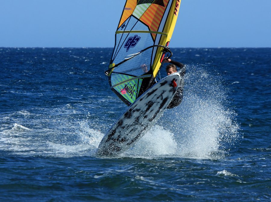 Windsurfing i kitesurfing w El Medano  i El Cabezo, czyli 23.10.2012 na Teneryfie