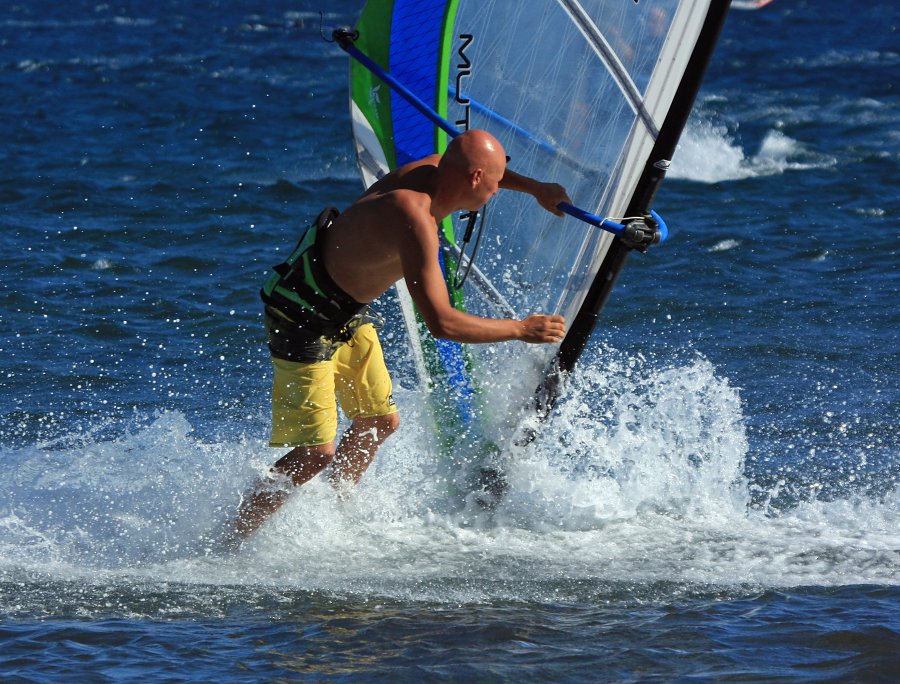 Windsurfing i kitesurfing w El Medano  i El Cabezo, czyli 23.10.2012 na Teneryfie