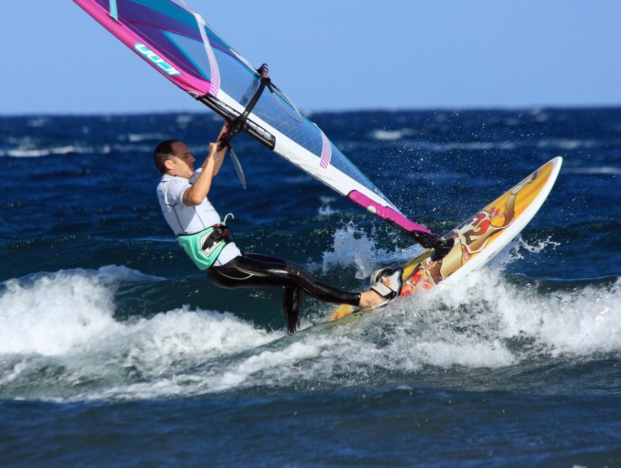 Windsurfing i kitesurfing w El Medano  i El Cabezo, czyli 23.10.2012 na Teneryfie