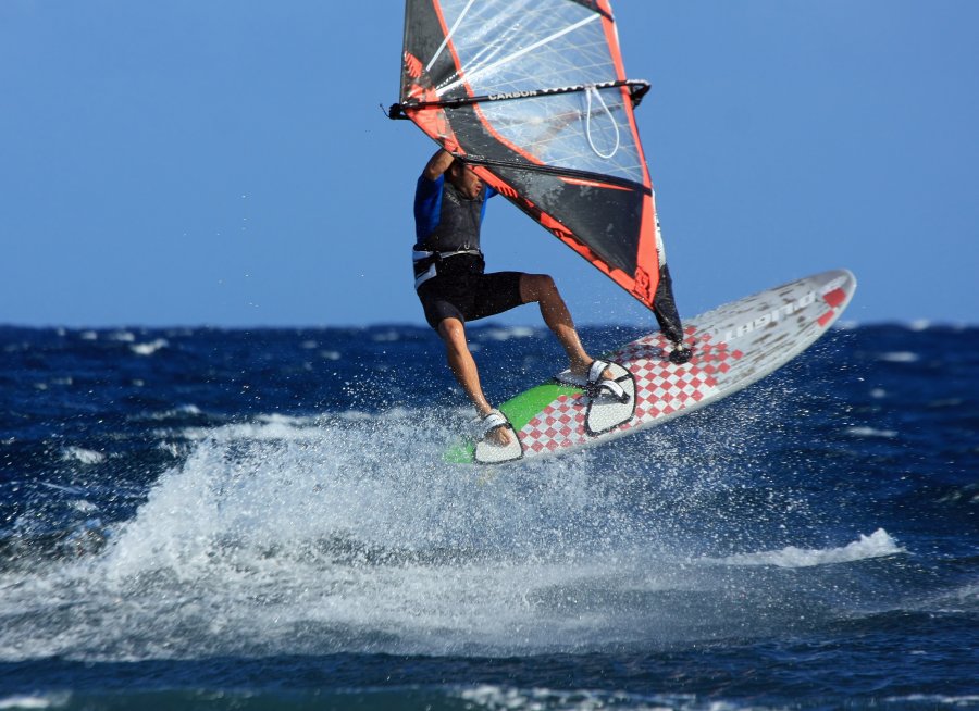 Windsurfing i kitesurfing w El Medano  i El Cabezo, czyli 23.10.2012 na Teneryfie