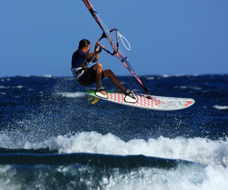 Windsurfing i kitesurfing w El Medano  i El Cabezo, czyli 23.10.2012 na Teneryfie