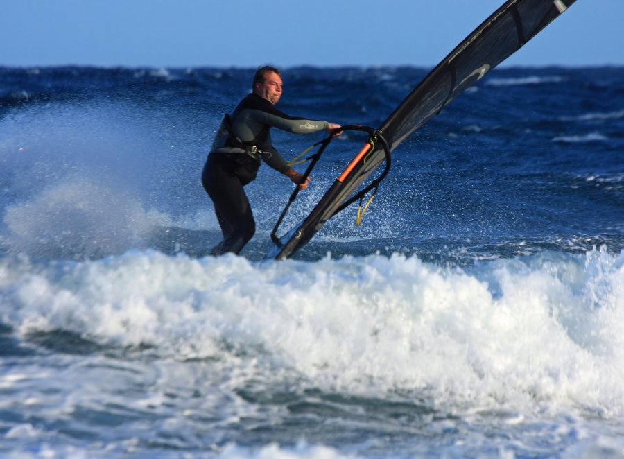 Windsurfing i kitesurfing w El Medano  i El Cabezo, czyli 23.10.2012 na Teneryfie