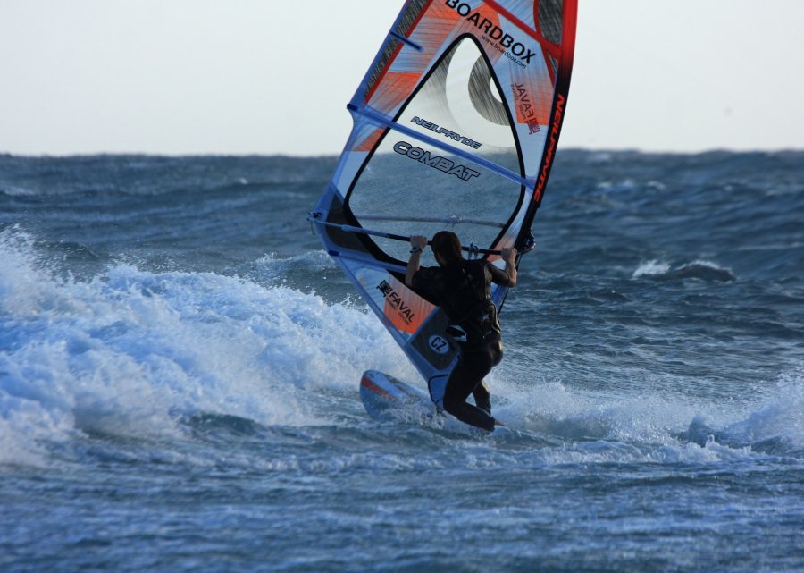 Windsurfing i kitesurfing w El Medano  i El Cabezo, czyli 23.10.2012 na Teneryfie