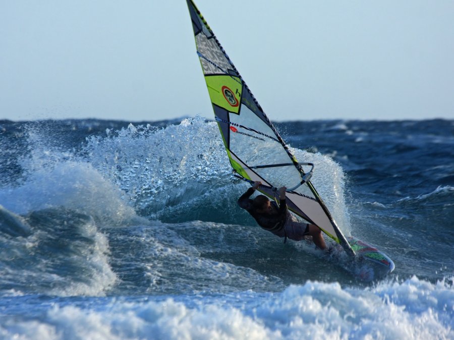 Windsurfing i kitesurfing w El Medano  i El Cabezo, czyli 23.10.2012 na Teneryfie