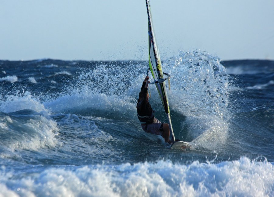 Windsurfing i kitesurfing w El Medano  i El Cabezo, czyli 23.10.2012 na Teneryfie