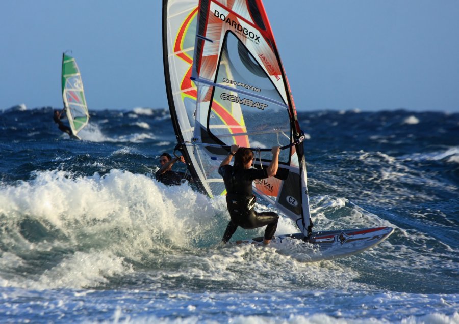 Windsurfing i kitesurfing w El Medano  i El Cabezo, czyli 23.10.2012 na Teneryfie