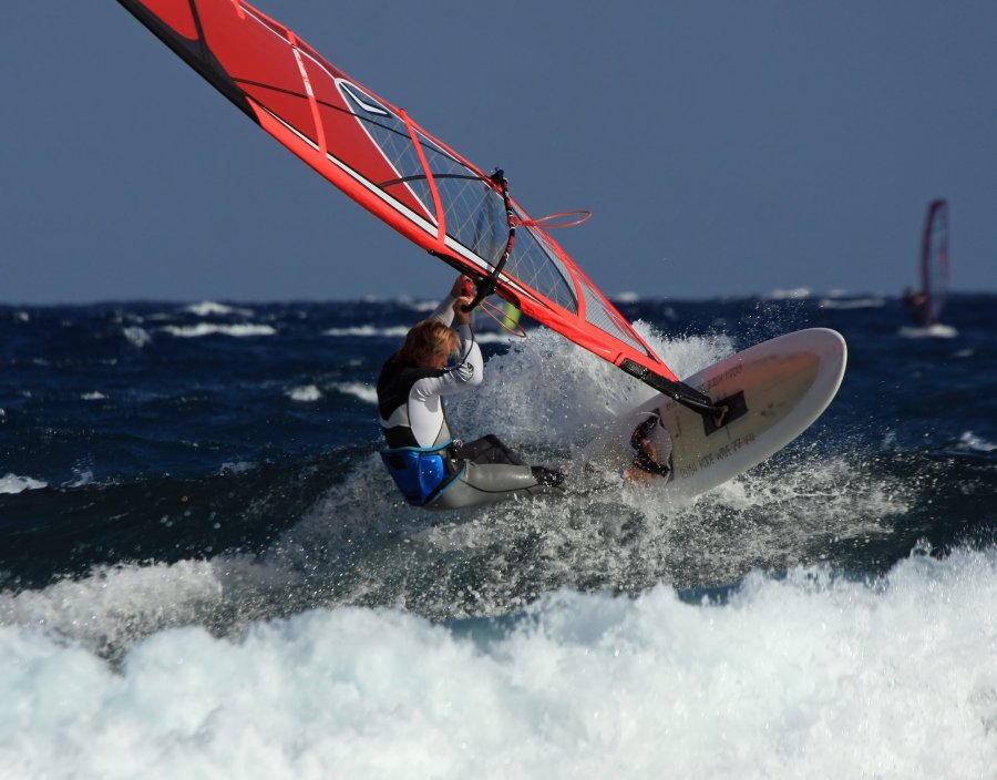 Windsurfing i kitesurfing w El Medano  i El Cabezo, czyli 12.11.2012 na Teneryfie