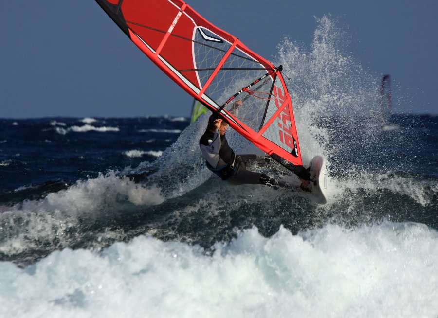 Windsurfing i kitesurfing w El Medano  i El Cabezo, czyli 12.11.2012 na Teneryfie