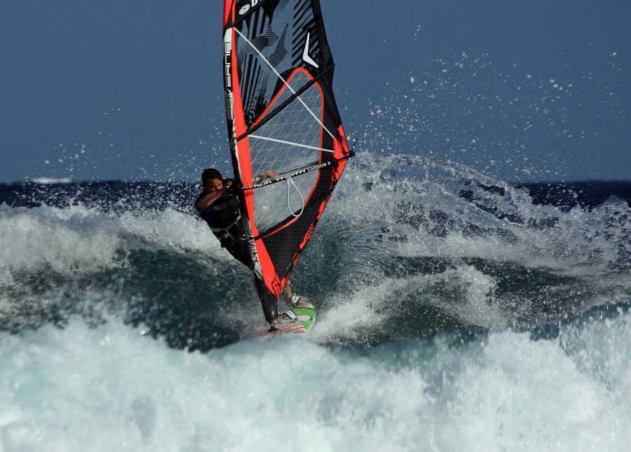 Windsurfing i kitesurfing w El Medano  i El Cabezo, czyli 12.11.2012 na Teneryfie