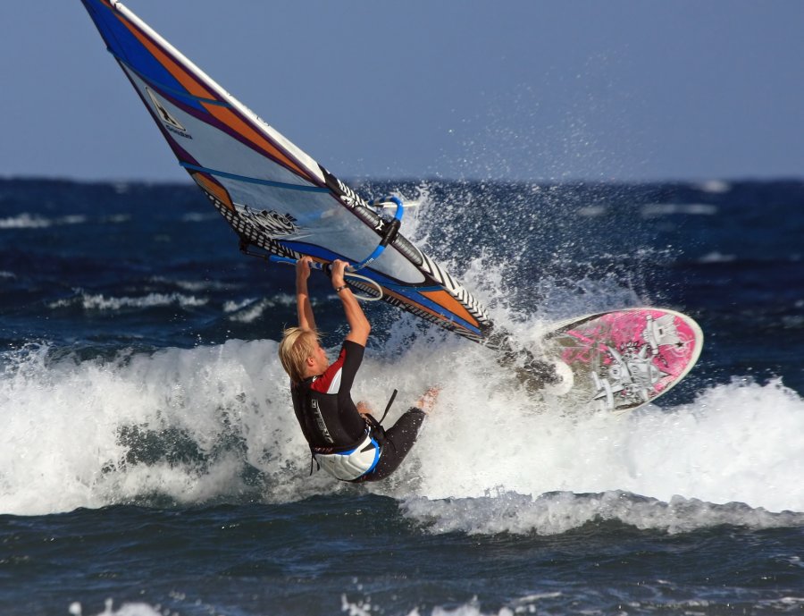 Windsurfing i kitesurfing w El Medano  i El Cabezo, czyli 12.11.2012 na Teneryfie