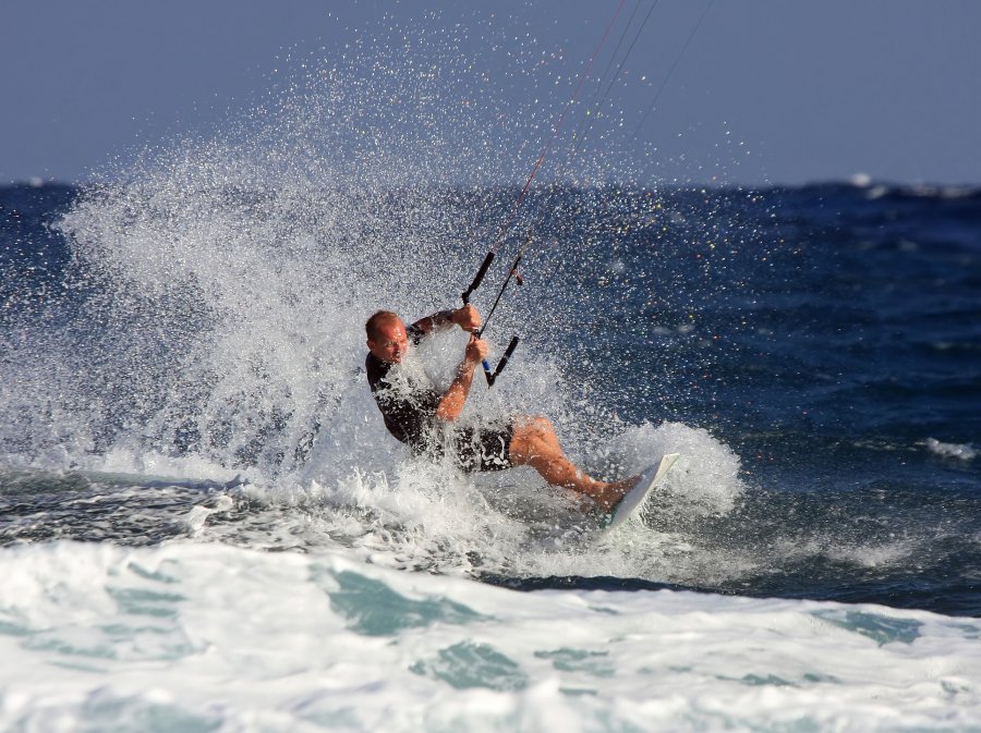 Windsurfing i kitesurfing w El Medano  i El Cabezo, czyli 12.11.2012 na Teneryfie