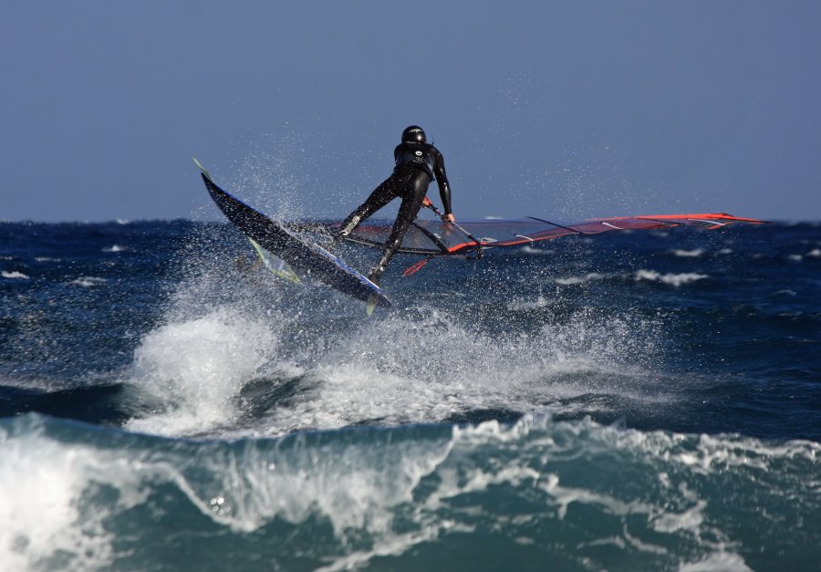 Windsurfing i kitesurfing w El Medano  i El Cabezo, czyli 12.11.2012 na Teneryfie