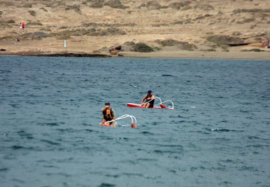 Ocean kayak and hawaiian canoe 24H marathon in El Medano 2012