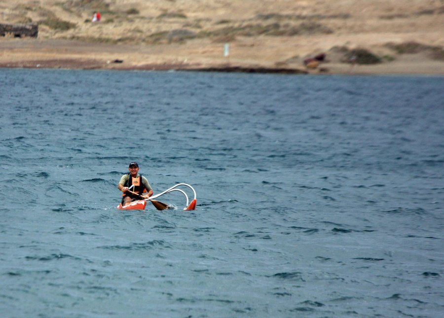 Ocean kayak and hawaiian canoe 24H marathon in El Medano 2012