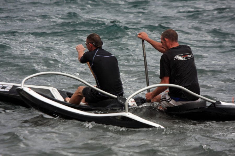 Ocean kayak and hawaiian canoe 24H marathon in El Medano 2012