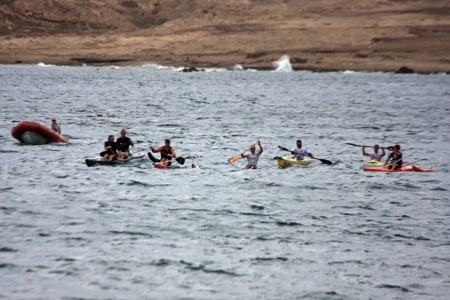 Ocean kayak and hawaiian canoe 24H marathon in El Medano 2012