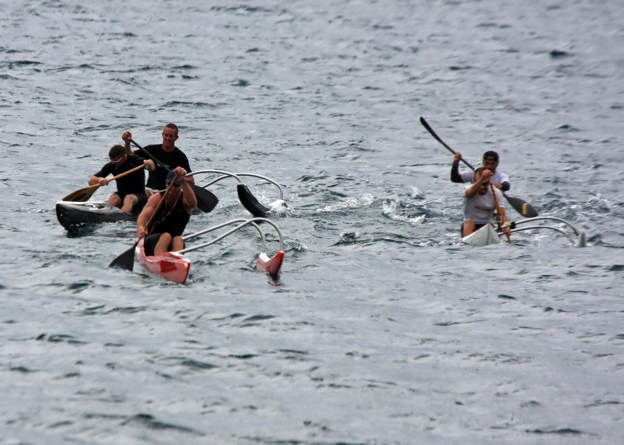 Ocean kayak and hawaiian canoe 24H marathon in El Medano 2012