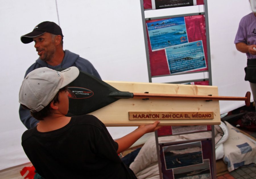 Ocean kayak and hawaiian canoe 24H marathon in El Medano 2012