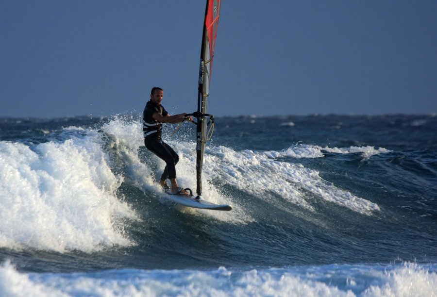 Windsurfing i kitesurfing w El Medano  i El Cabezo, czyli 27.11.2012 na Teneryfie