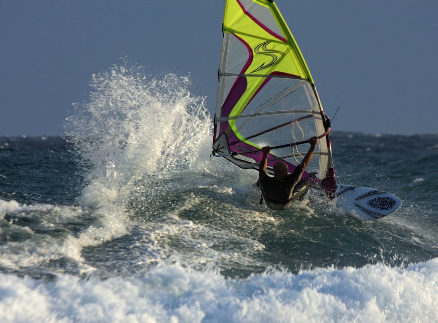 Windsurfing i kitesurfing w El Medano  i El Cabezo, czyli 27.11.2012 na Teneryfie