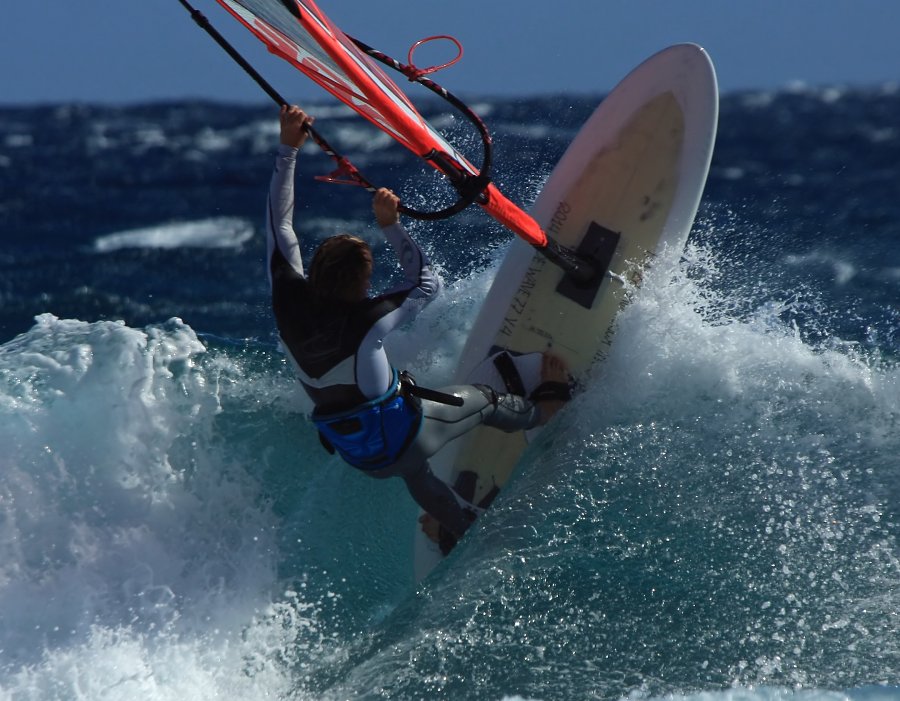 Starboard KODE 2014 prototype tested by Dany Bruch G-1181 and filmed by Mark Shinn at El Canezo in El Medano 30-11-2012