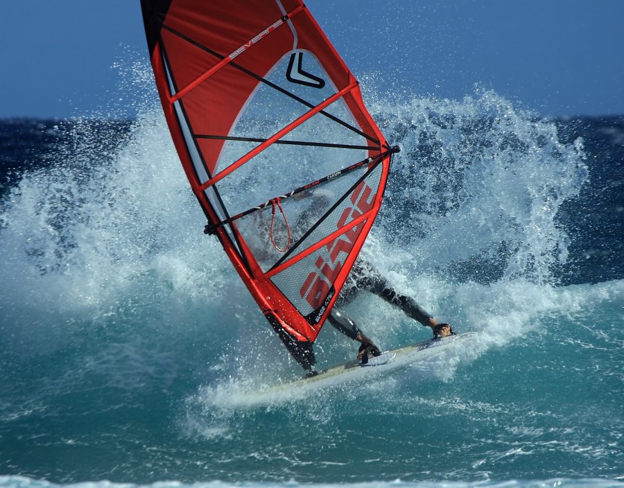 Starboard KODE 2014 prototype tested by Dany Bruch G-1181 and filmed by Mark Shinn at El Canezo in El Medano 30-11-2012