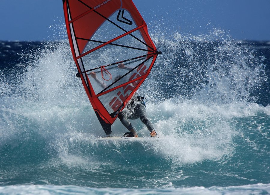 Starboard KODE 2014 prototype tested by Dany Bruch G-1181 and filmed by Mark Shinn at El Canezo in El Medano 30-11-2012