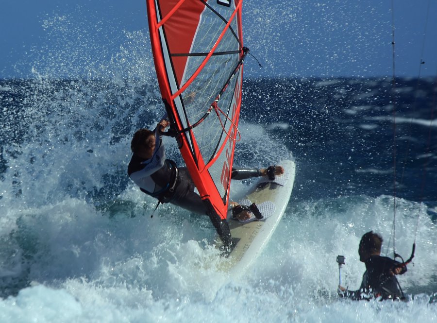 Starboard KODE 2014 prototype tested by Dany Bruch G-1181 and filmed by Mark Shinn at El Canezo in El Medano 30-11-2012