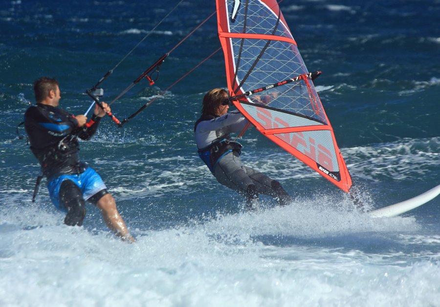 Starboard KODE 2014 prototype tested by Dany Bruch G-1181 and filmed by Mark Shinn at El Canezo in El Medano 30-11-2012