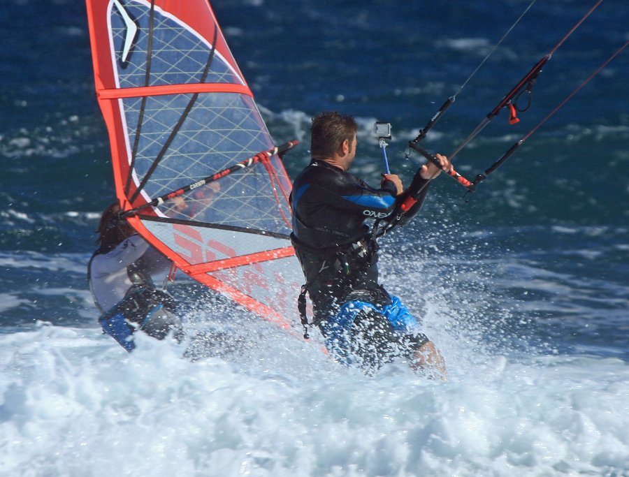 Starboard KODE 2014 prototype tested by Dany Bruch G-1181 and filmed by Mark Shinn at El Canezo in El Medano 30-11-2012