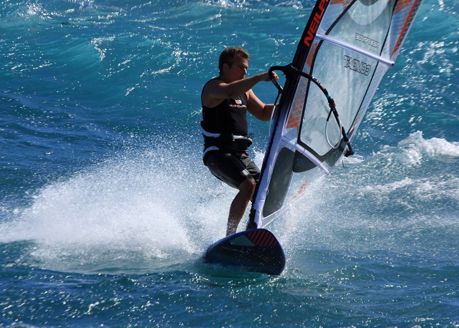 Windsurfing i kitesurfing w El Medano  i El Cabezo, czyli 02.12.2012 na Teneryfie