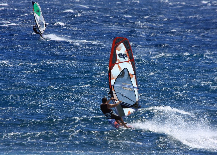 Windsurfing i kitesurfing w El Medano  i El Cabezo, czyli 02.12.2012 na Teneryfie