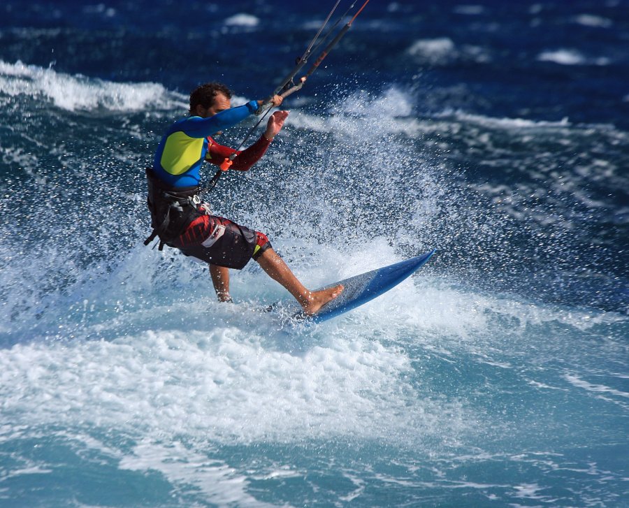 Windsurfing i kitesurfing w El Medano  i El Cabezo, czyli 02.12.2012 na Teneryfie