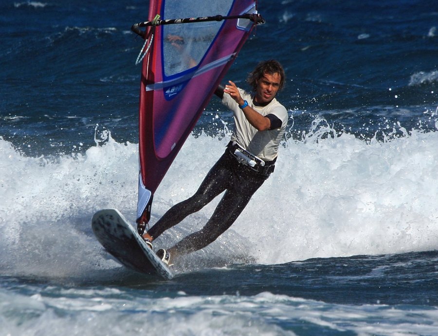 Windsurfing i kitesurfing w El Medano  i El Cabezo, czyli 03.12.2012 na Teneryfie