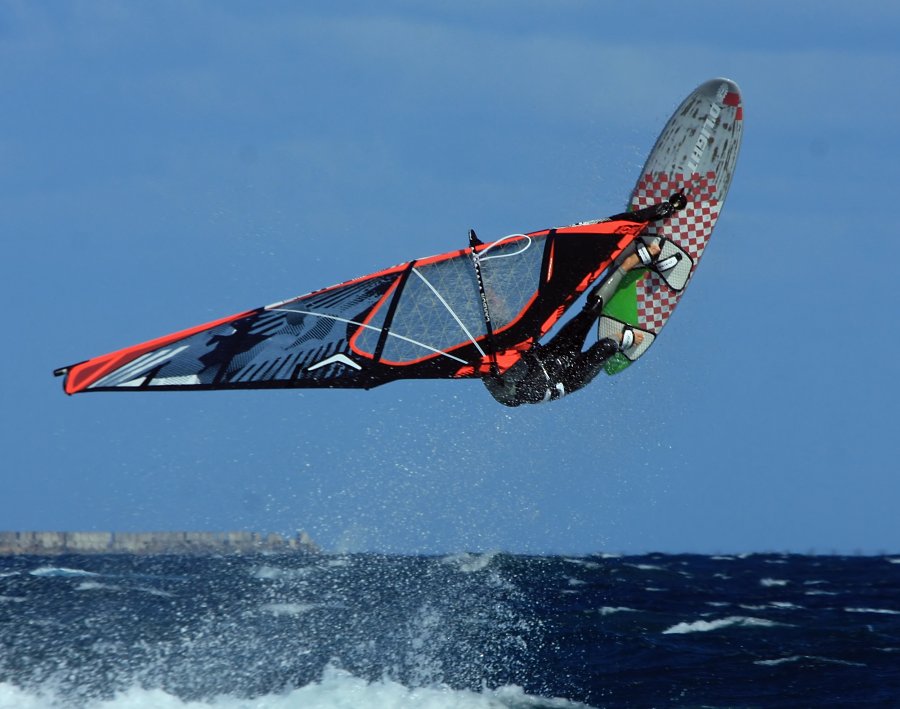 Windsurfing i kitesurfing w El Medano  i El Cabezo, czyli 03.12.2012 na Teneryfie