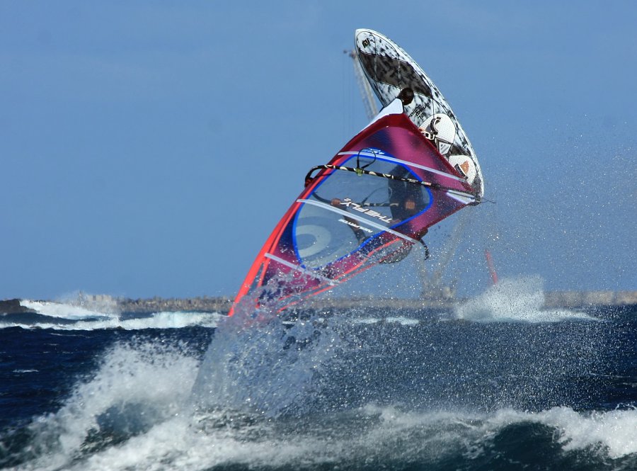 Windsurfing i kitesurfing w El Medano  i El Cabezo, czyli 03.12.2012 na Teneryfie