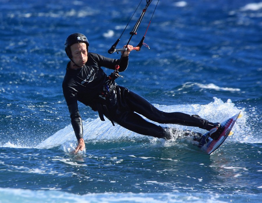 Windsurfing i kitesurfing w El Medano  i El Cabezo, czyli 03.12.2012 na Teneryfie