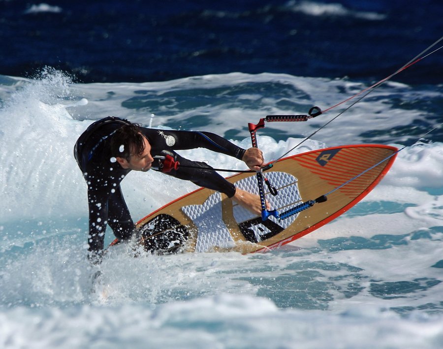 Windsurfing i kitesurfing w El Medano  i El Cabezo, czyli 03.12.2012 na Teneryfie