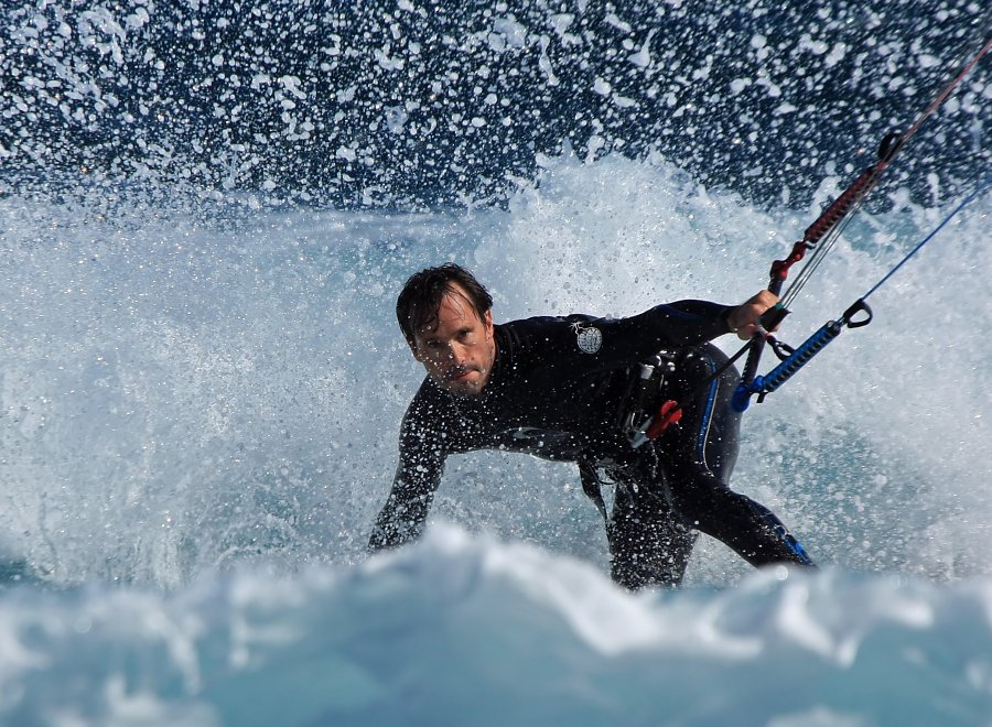 Windsurfing i kitesurfing w El Medano  i El Cabezo, czyli 03.12.2012 na Teneryfie