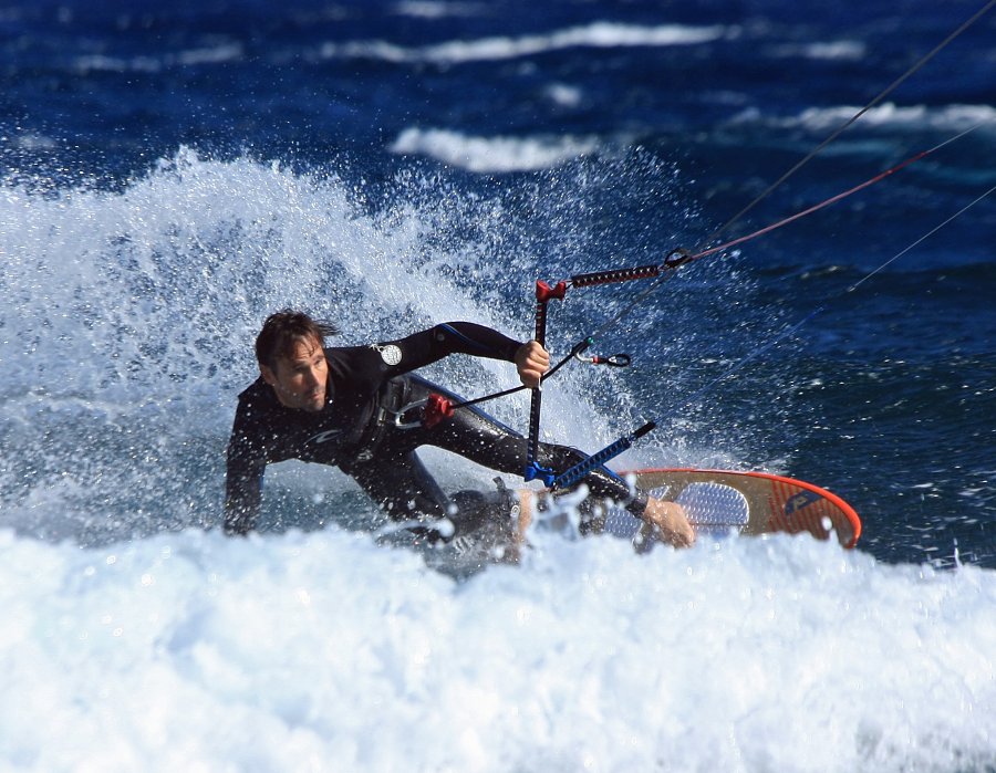 Windsurfing i kitesurfing w El Medano  i El Cabezo, czyli 03.12.2012 na Teneryfie