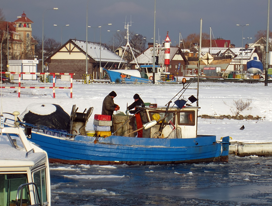 Zima, czyli 14.12.2012 w Jastarni na Pwyspie Helskim